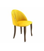 Стул Sheffilton SHT-ST35-1/S122 имперский желтый/темный орех