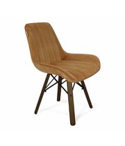 Стул Sheffilton SHT-ST37/S70 горчичный/темный орех