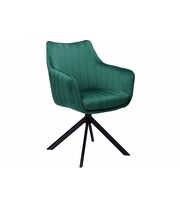 Стул SIGNAL AZALIA Velvet Bluvel 78 зеленый/черный