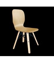 Стул Sheffilton SHT-ST15/S70 артикул СТ-112 прозрачный лак/черный муар