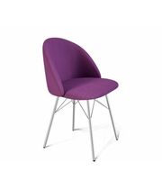 Стул Sheffilton SHT-ST35/S64 ягодное варенье/хром лак