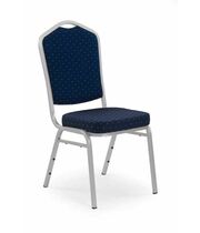 Стул HALMAR K66S голубой/серебристый