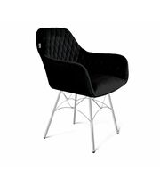 Стул Sheffilton SHT-ST38/S37 ночное затмение/хром лак