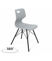 Стул Sheffilton SHT-ST58/S370VP a5-7 серый/черный муар, поворотный