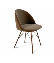 Стул Sheffilton SHT-ST35/S37 артикул СТ-282 кофейный ликер/медный металлик