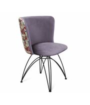 Стул Sheffilton SHT-ST36-4/S112 сумеречная орхидея/черный муар