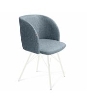 Стул Sheffilton SHT-ST33/S37 синий лед/белый