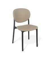 Стул Sheffilton SHT-S180 бежевый/черный