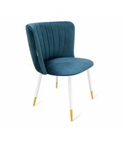 Стул Sheffilton SHT-ST36-1/S129 артикул СТ-506 тихий океан/белый муар/золото