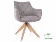 Стул SIGNAL AZALIA D Brego 07 серый/дуб, пово..