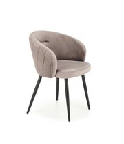 Стул HALMAR K430 бежевый/черный