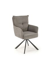 Стул HALMAR K528 серый/черный