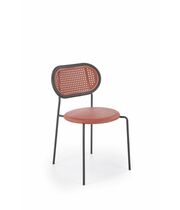 Стул HALMAR K524 бордовый/черный