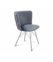 Стул Sheffilton SHT-ST36-3/S37 артикул СТ-400 нейтральный серый/хром лак