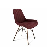 Стул Sheffilton SHT-ST37/S37 арт. СТ-292 рубиновое вино/медный металлик