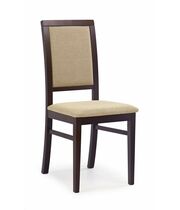 Стул HALMAR SYLWEK1 т.орех/ткань Torent Beige