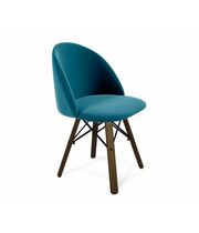 Стул Sheffilton SHT-ST35/S70 тихий океан/темный орех/черный