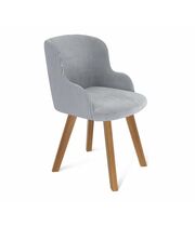 Стул Sheffilton SHT-ST39-4/S183 стальной серый/светлый орех