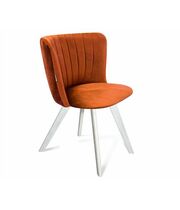 Стул Sheffilton SHT-ST36-1/S39  песчаная буря/белый/платина/серебро