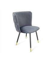 Стул Sheffilton SHT-ST36-3/S95-1 нейтральный серый/черный муар/золото