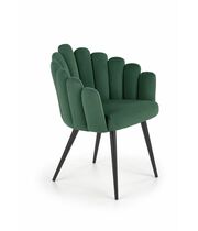 Стул HALMAR K410 темно-зеленый/черный